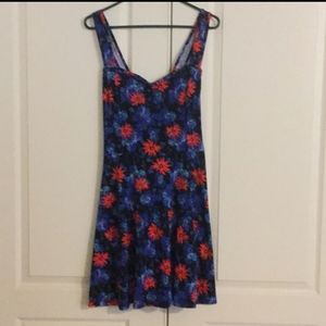 Blue Floral Teenage Runaway Dress